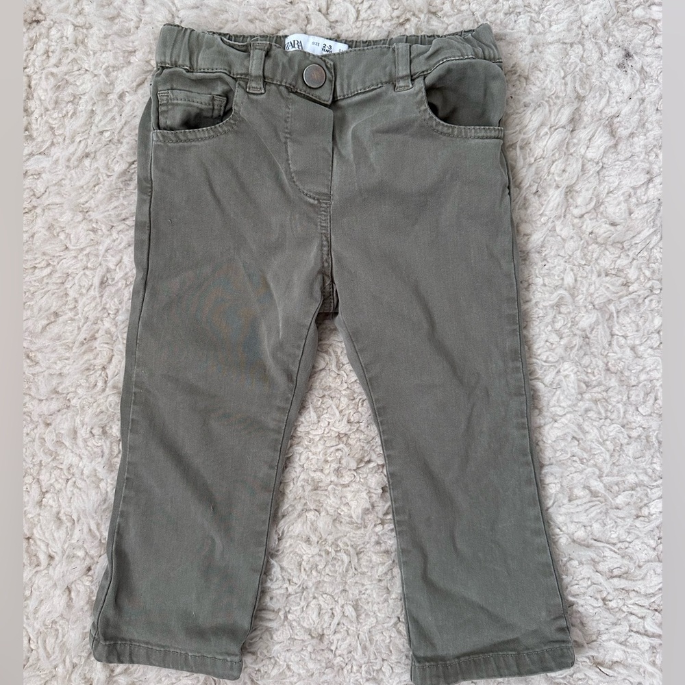 Zara green pants for boys/girls